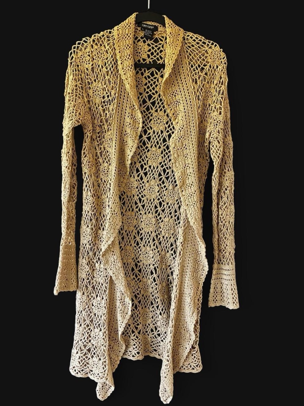 Vintage crochet duster
